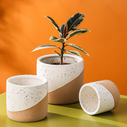 Creative Ceramic Flowerpot Set!