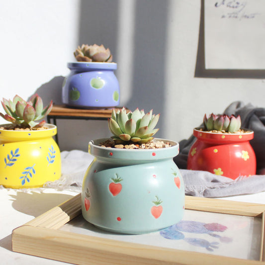 Ceramic Succulent Flowerpots!