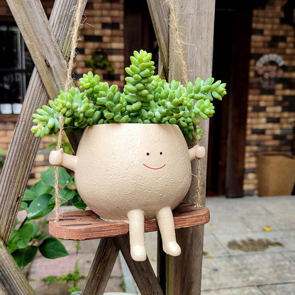 Swing Face Flowerpot!