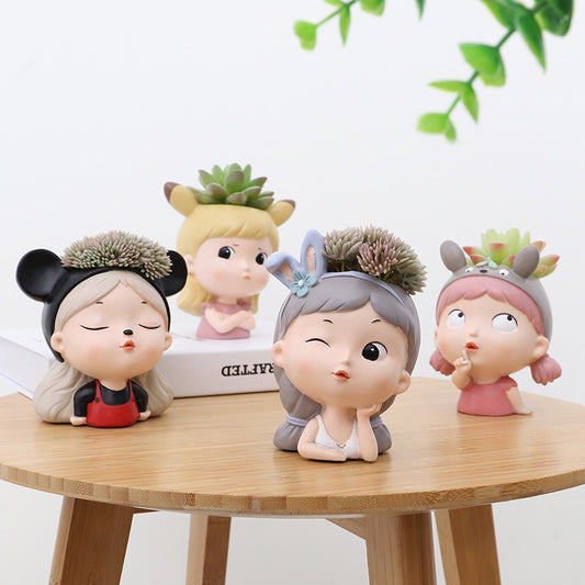 Cute Cartoon Character Flowerpot!